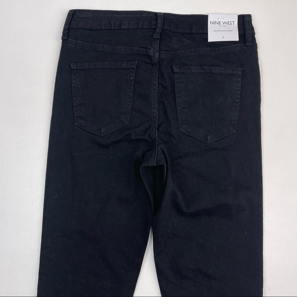 Nine West High Rise Perfect Skinny Black Denim Jeans Women’s Size 4 - Picture 7 of 10